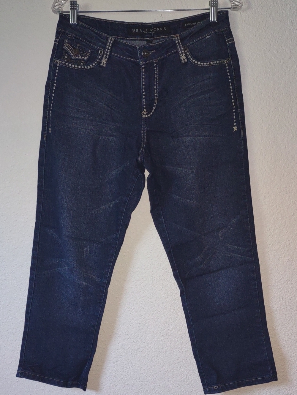 Salt Works Stitches Women  Jeans Blue Size 6